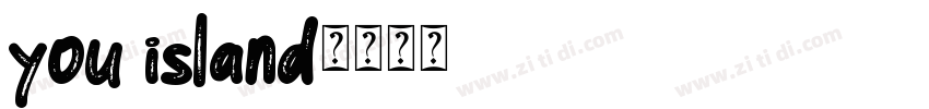 you island字体转换
